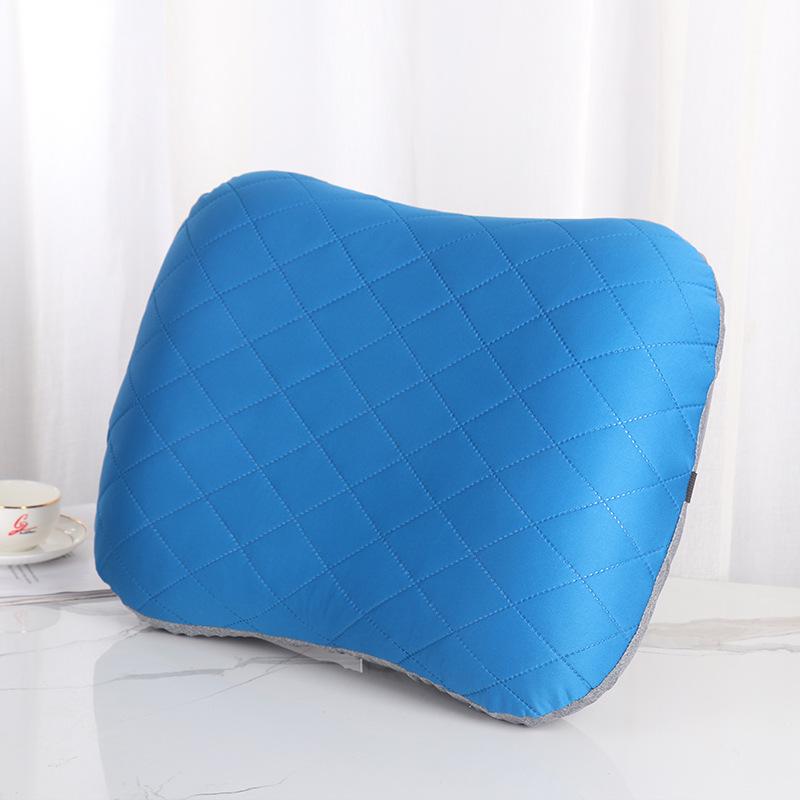 Compact Inflatable Neck & Lumbar Support Pillow for Travel, Office, and Home