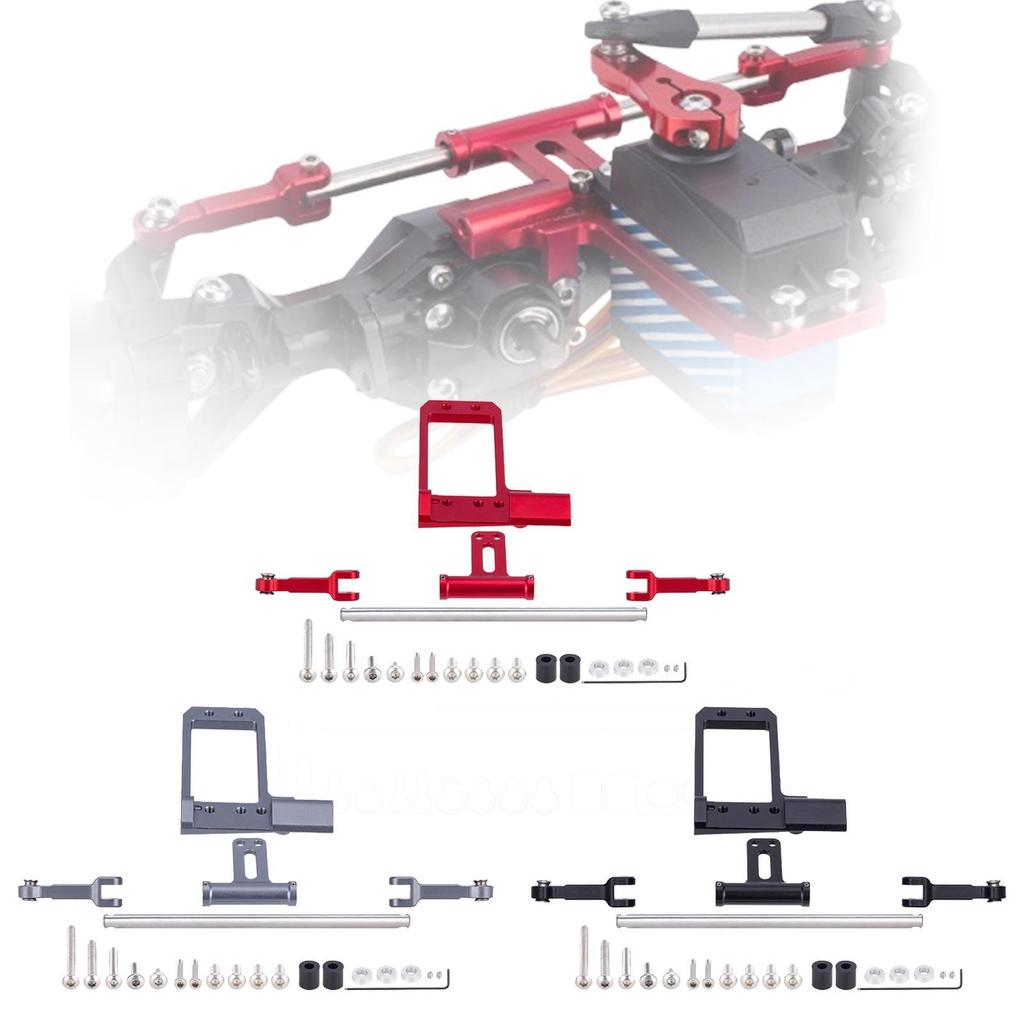 -Servo -Mount Full Hydraulic Professional Assembly 1/10 RC Crawler Lenkszylinder Kit for 1:10 Sacle