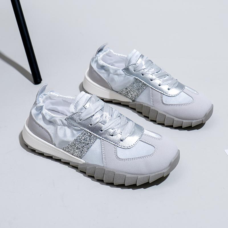 Повседневные дышащие нескользящие кроссовки женские кроссовки летняя обувь для прогулок — фото 8