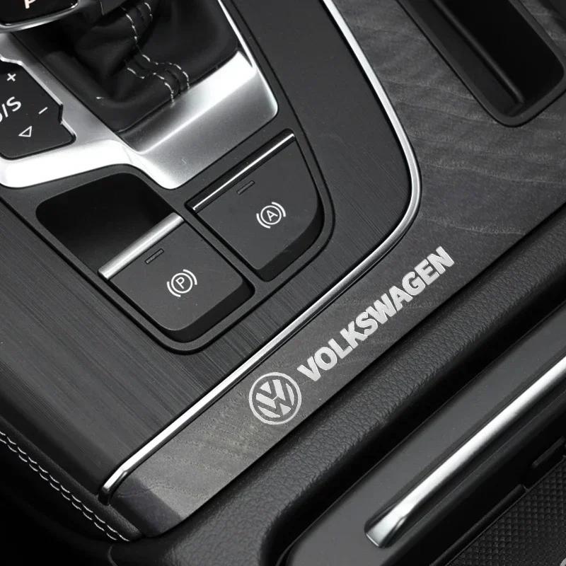 For VOLKSWAGEN VW Polo B5 2025 Hot For Volkswagen 4/10pcs 3D Metal Car Interior Dekoration Stickers Badges Auto Styling For Volk