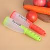 Stainless Steel Peeler with Built in Storage, Vegetable Fruit Cutter, Portable Potato Peeler with Collector, Kitchen Tool