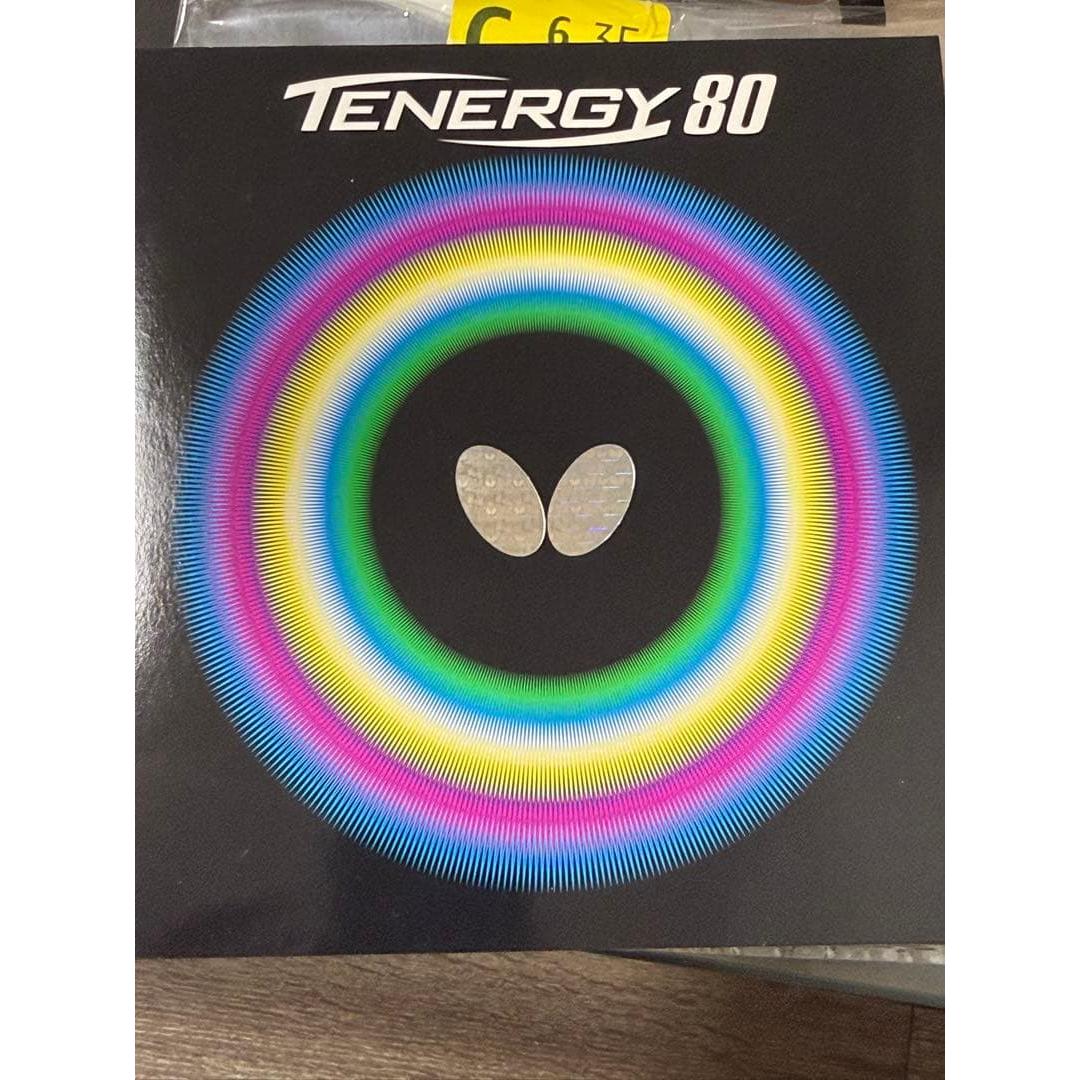 Used Table tennis rubber Tenergy 80 black extra thick
