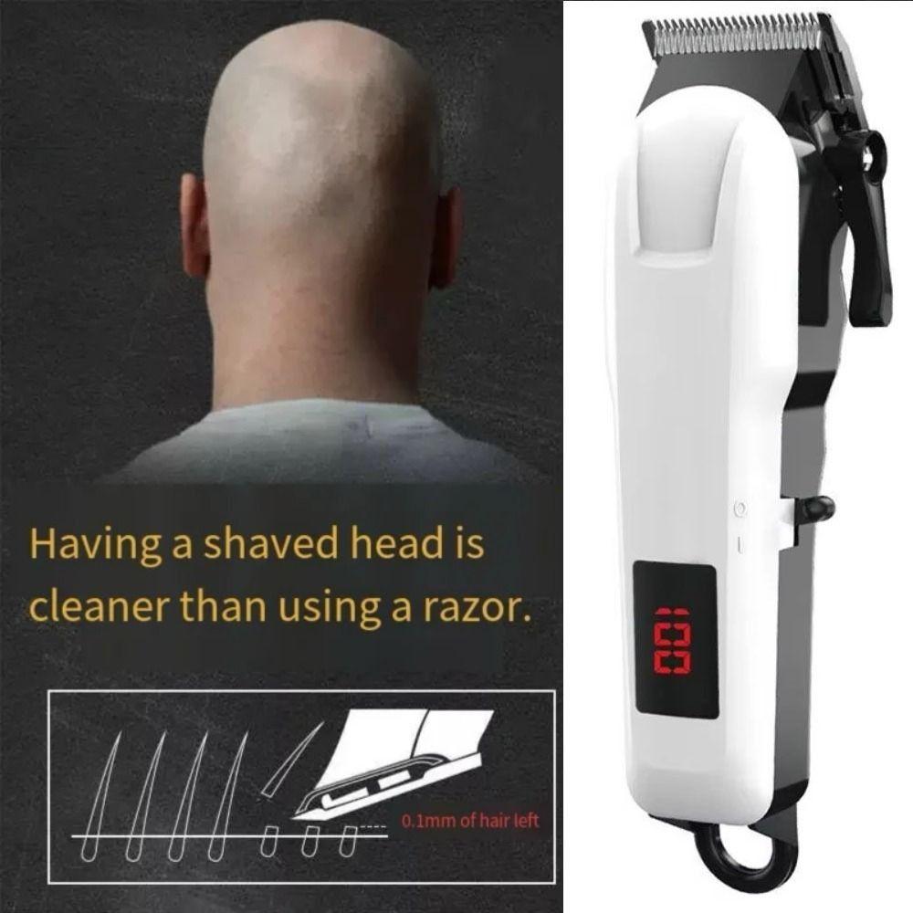 Professional Electric Hair Clipper Rechargeable Beard Trimmer Durable Haircut Trimmer Mens