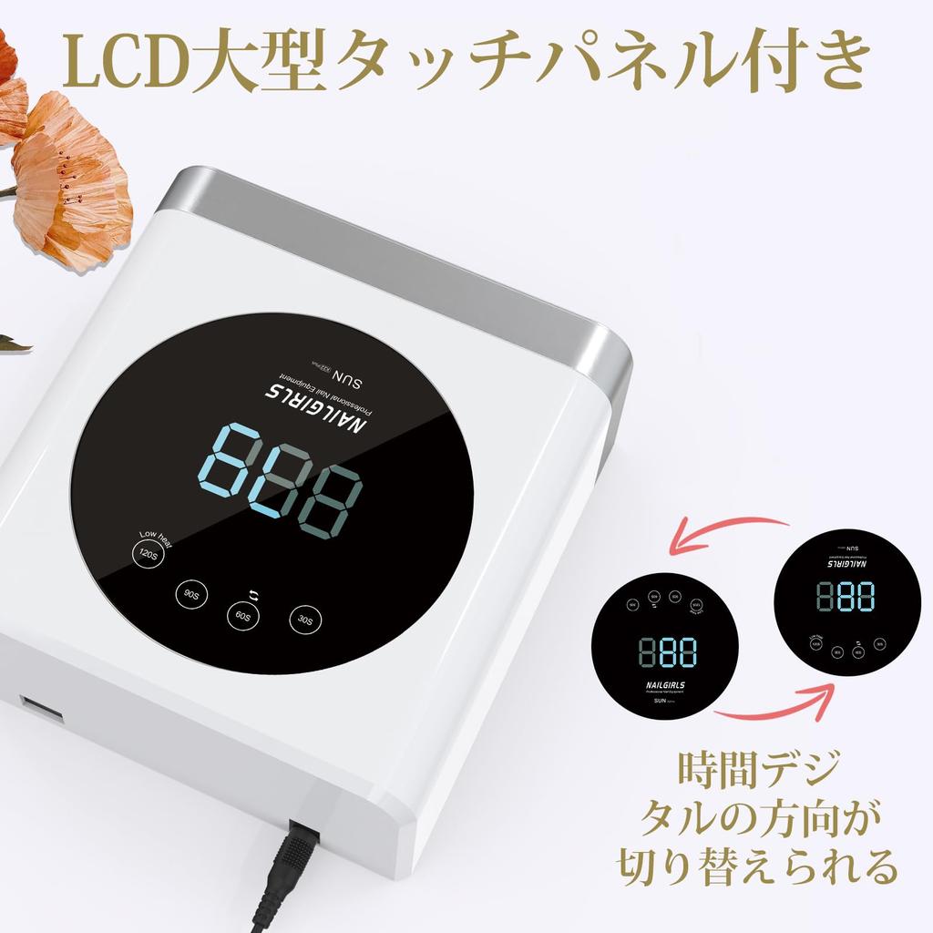 Artist 2026 Latest Gel Nail NAILGIRLS 150W LED UV Light for Compatible with All 36 Fast Curing Automatic Japanese Instruction Suitable for Hands and