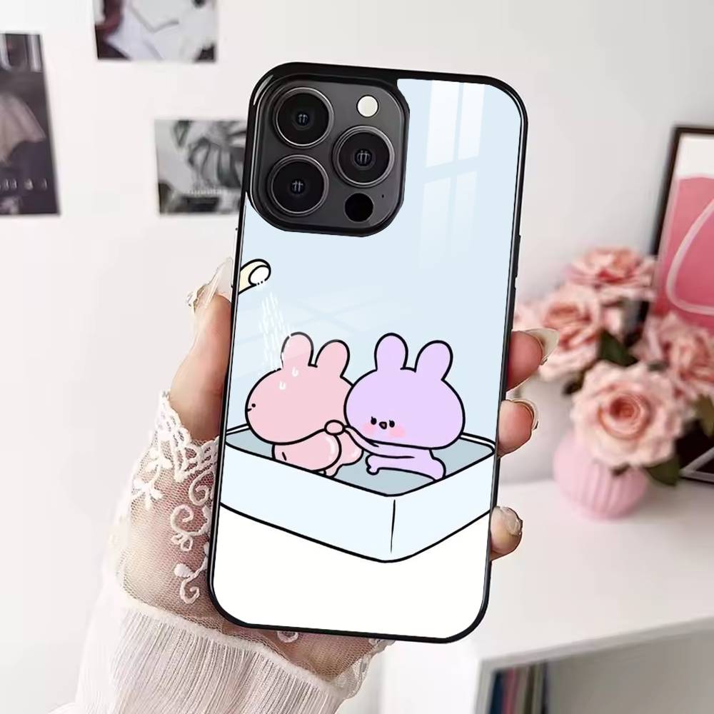 CUTE A-Asamimichan  Phone Case For iPhone 17,16,15,14,13,12,Plus,Pro,Max for Magsafe Magnetic Wireless Charging