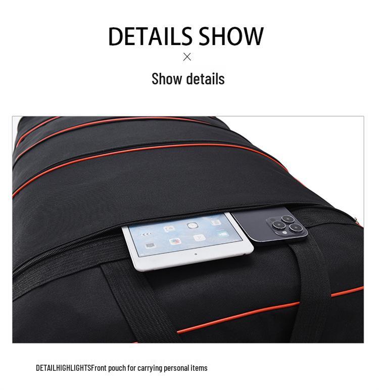 Large Capacity Folding Travel Bag with Universal Wheels