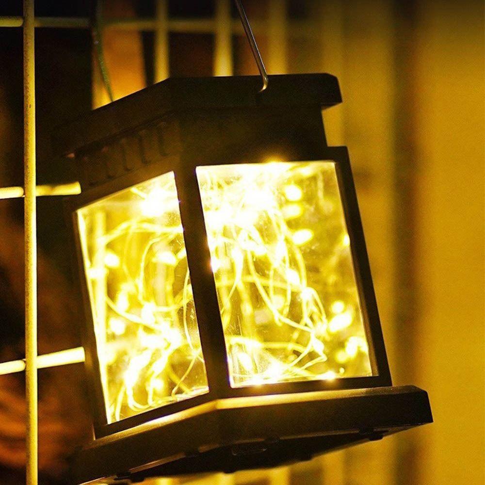 Wasserdichte Solar-Hängeleuchte Leuchtende LED-Windlichter Tischparty Dekorativ