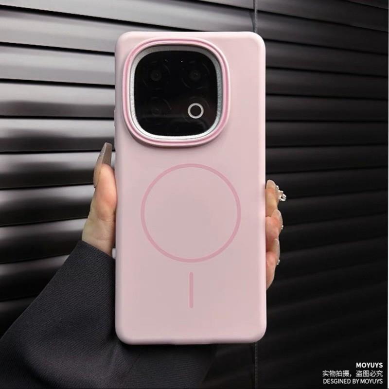 Voor iQOO 15 Ultra 15R 13 12 Neo 11/Neo 10 /Z9 Z10 Z11 Turbo Dunne Magnetische Telefoonhoes / Eenvoudige Kleurrijke Skin Touch Mat Magnetische PC Schokbestendige Hoes
