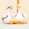 Porte-clés Peluche Mignonne Oie Blanche Poupée Canard Dessin Animé Accessoire Sac à Dos