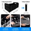 Foldable portable car storage box for Halloween,trunk organizer for suv, camping outdoor storeroom,space saving multi function