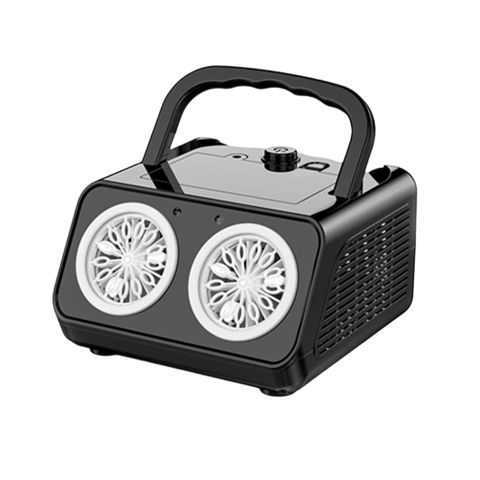 

Automatic Bubble Machine Upgrade Bubble Blower With 2 Fans, Operated Portable Bubble Maker,20000+ Per Minute For Outdoor Wedding Birthday Party One Size чёрный