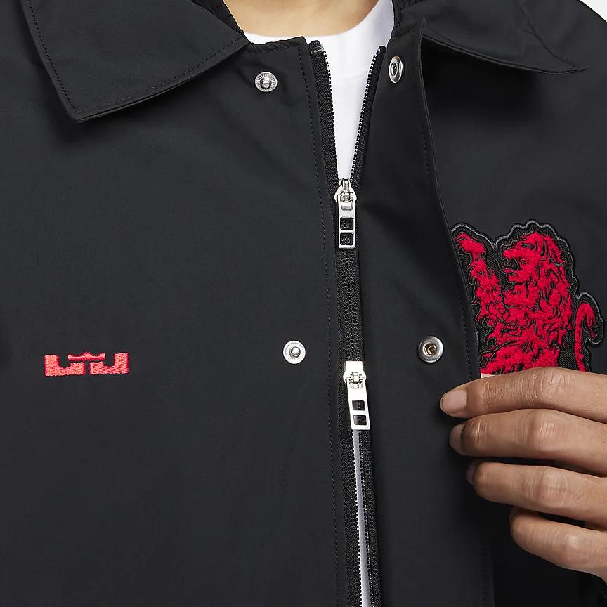 Nike Storm-Fit LeBron Adv Embroidered Design Windproof Waterproof Casual Jacket Men Jacket Black FB7126-010