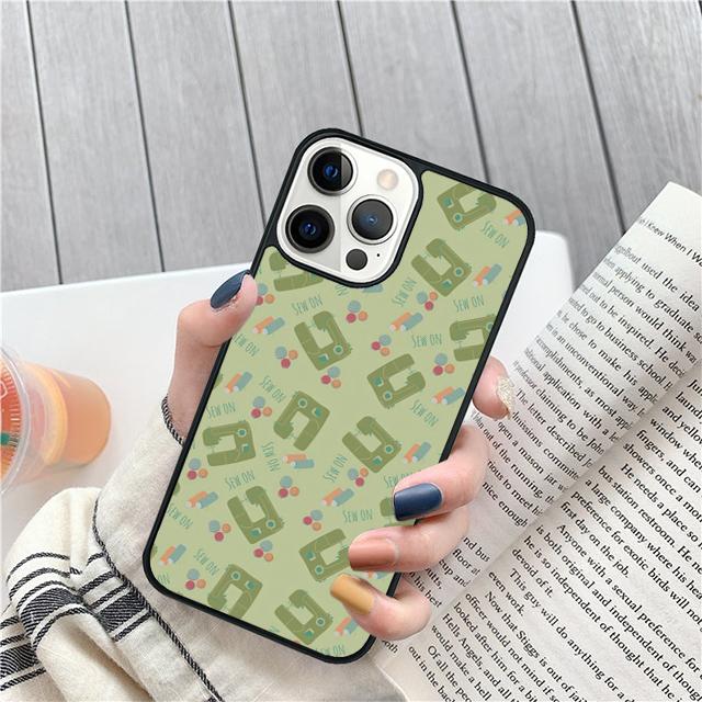 Vintage Sewing Machines Coque Shell For iPhone 17 Air 15 16 14 13 12 Pro Max 11 Pro Max Plus Phone Case Cover