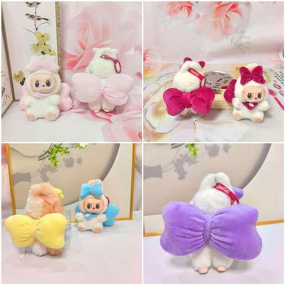 Labubu 15CM Doll Clothes: First-3rd Gen 10CM Cotton Doll Bow Plush Mary Knot