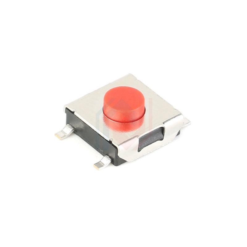 20PCS/LOT 6*6*2.5mm 3.1mm 3.4mm 5mm SMD Switch 4 / 5 Pin feet Touch Micro Switch Push Button Switches Red 6X6 Tact Switch