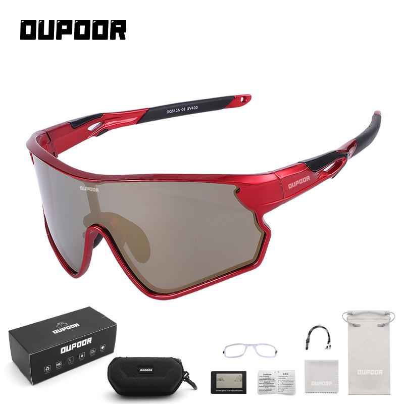 Cross Border New Cycling Glasses Men Women Sports Marathon Running Outdoor Mountain Bike Goggles Windproof