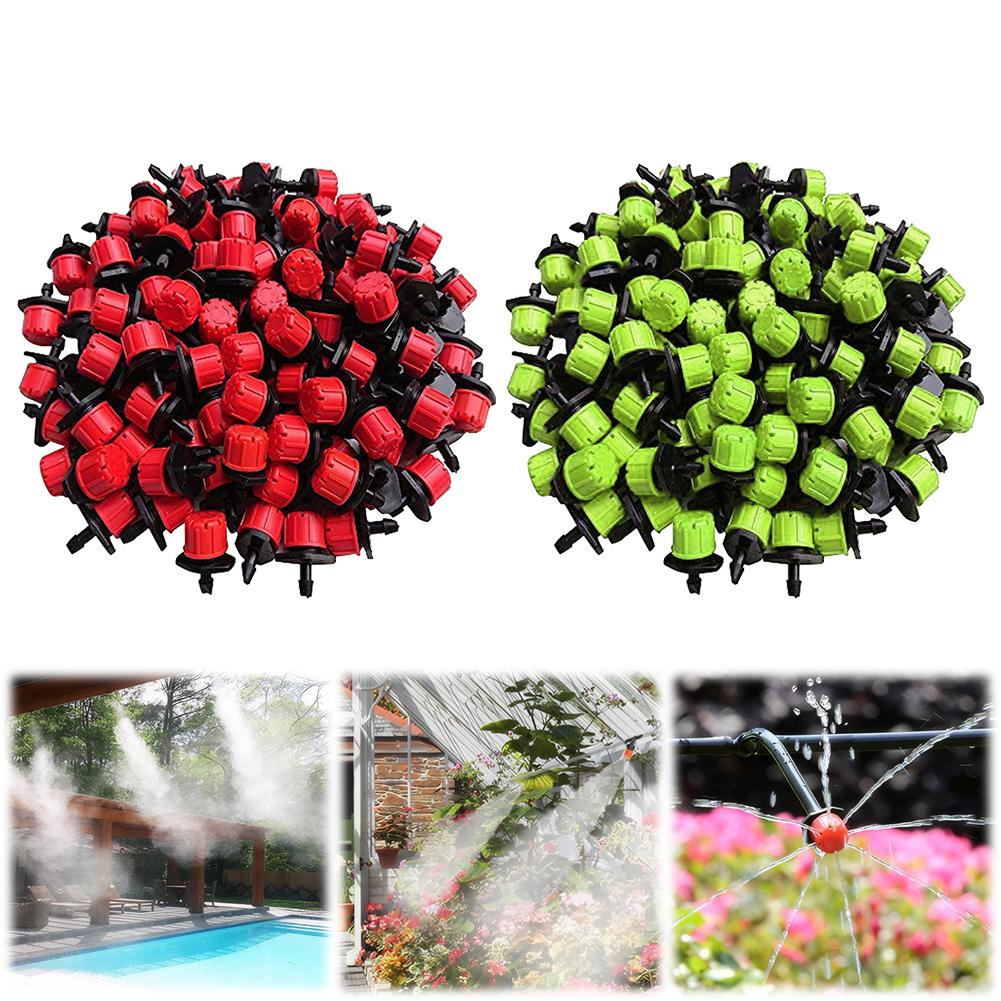 500Pcs 1/4 Inch Adjustable Drip Irrigation Drippers for Efficient Watering in Gardens Yards and Greenhouses