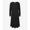 2nd Skin V Neck Flare Dress Holgarment Cashmere Blend Aewfd2100