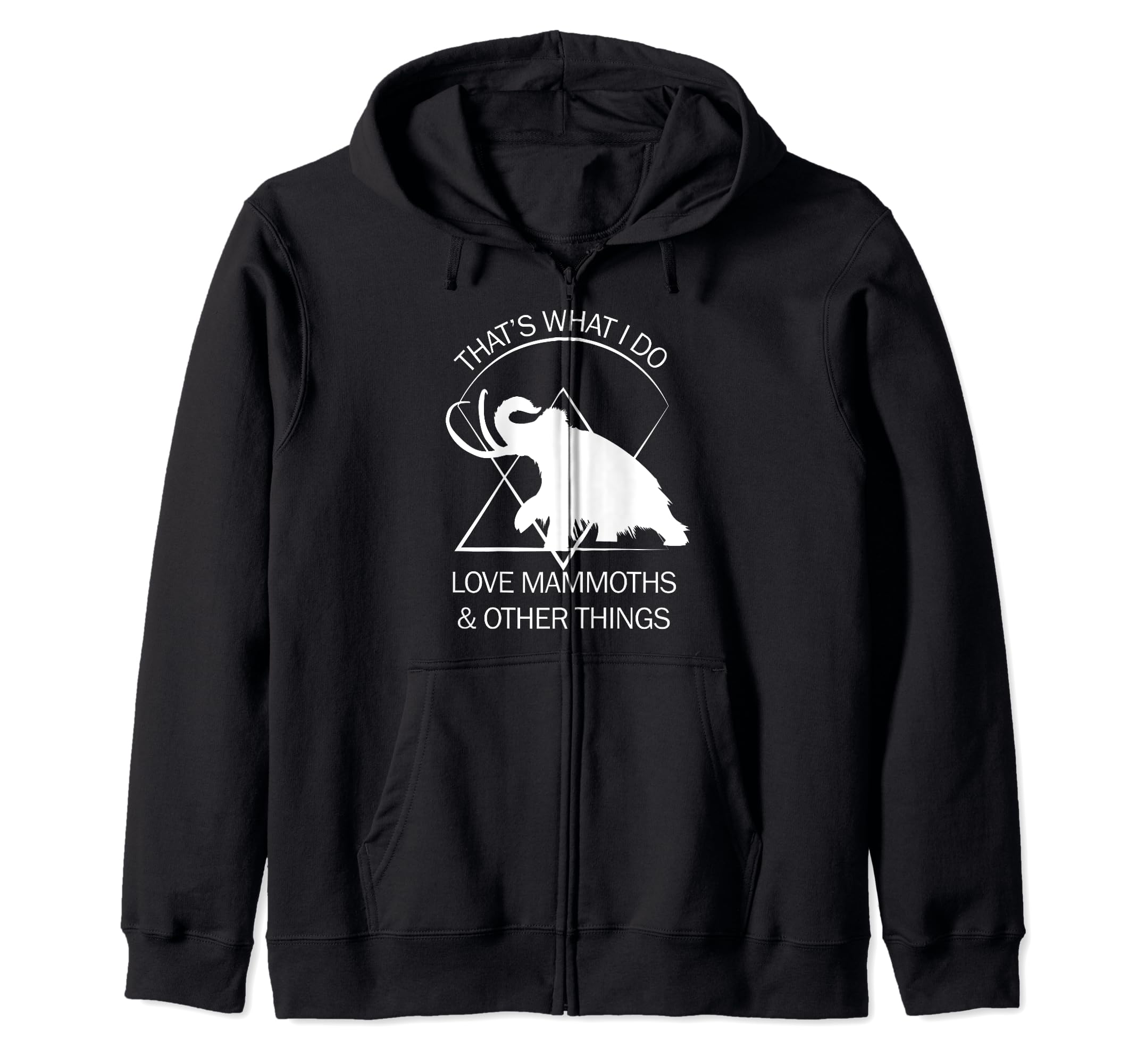 

Funny Mammut Stone Age Ice Age Prehistoric Design Zip Hoodie