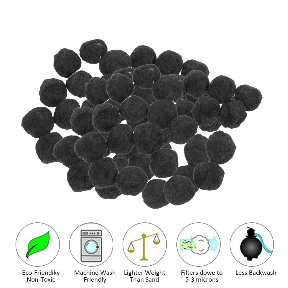 1pack Brand New Pool Cleaning Ball Cleaning Parts For Swimming Pool Pool Filter Balls Replacement 200g/500g/700g