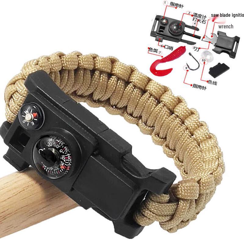 Multifunction Survival Paracord Bracelet