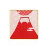 Imabari Towel Iori "Fujisan" Handkerchief Towel, Made In Japan, Highly Absorbent, Mount Fuji (Red)