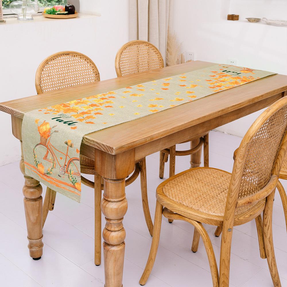 

178*35 см Праздник урожая Осенний стол дорожка скатерть праздничный стол флаг атмосфера украшения B