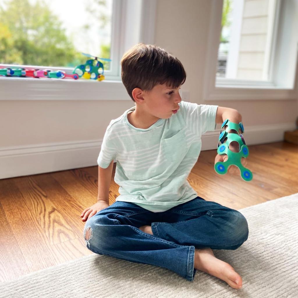 2024 Good Design Award Good Toy 2024 Winner Langs Japan Click Saw CLIXO Pack Green Magnet Educational Toy STEM Educational Assembly Toy Magnet Block