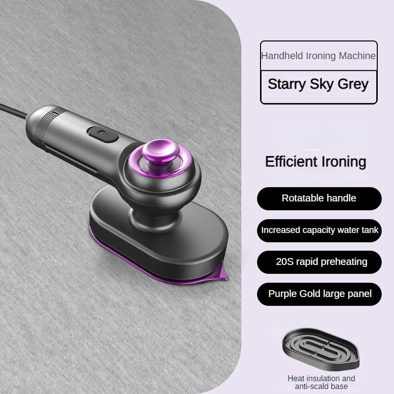 Dual-use Hanging Ironing Machine Household Small Handheld Iron Dry And Wet Rotating Electric Foldable Steam Iron