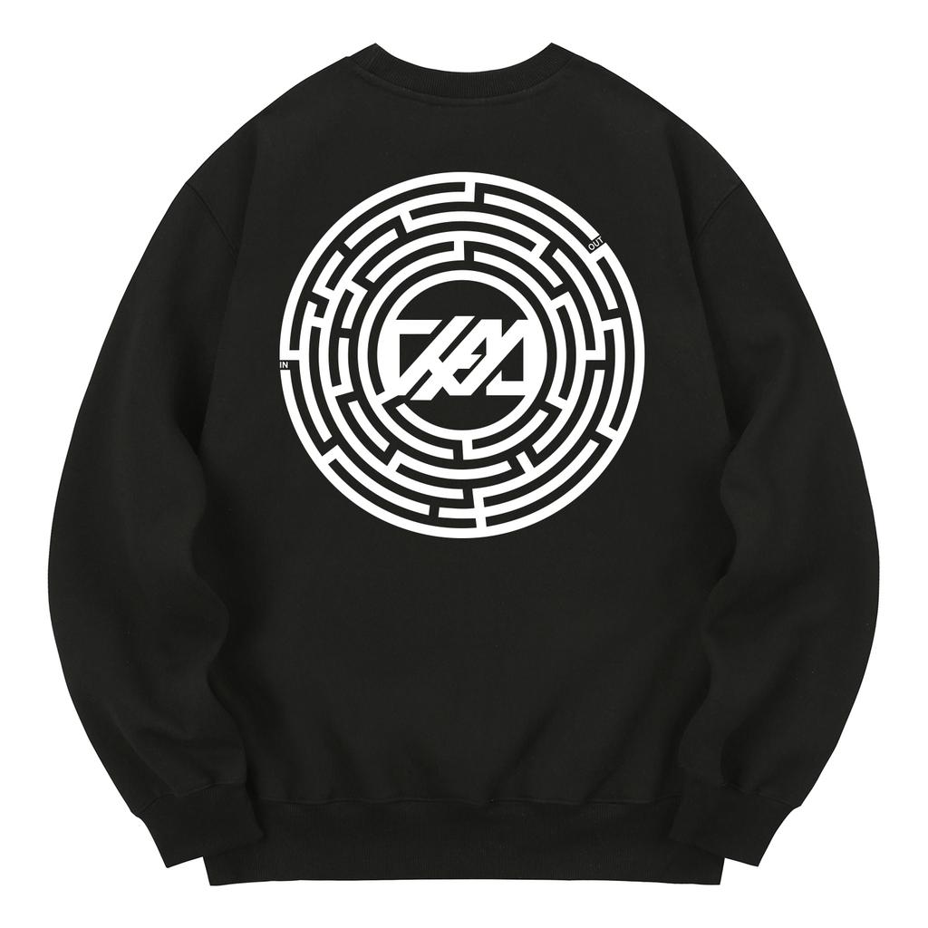KAN6312 Kmb0036 Pan'S Maze Fleece-Lined Sweatshirt - Black
