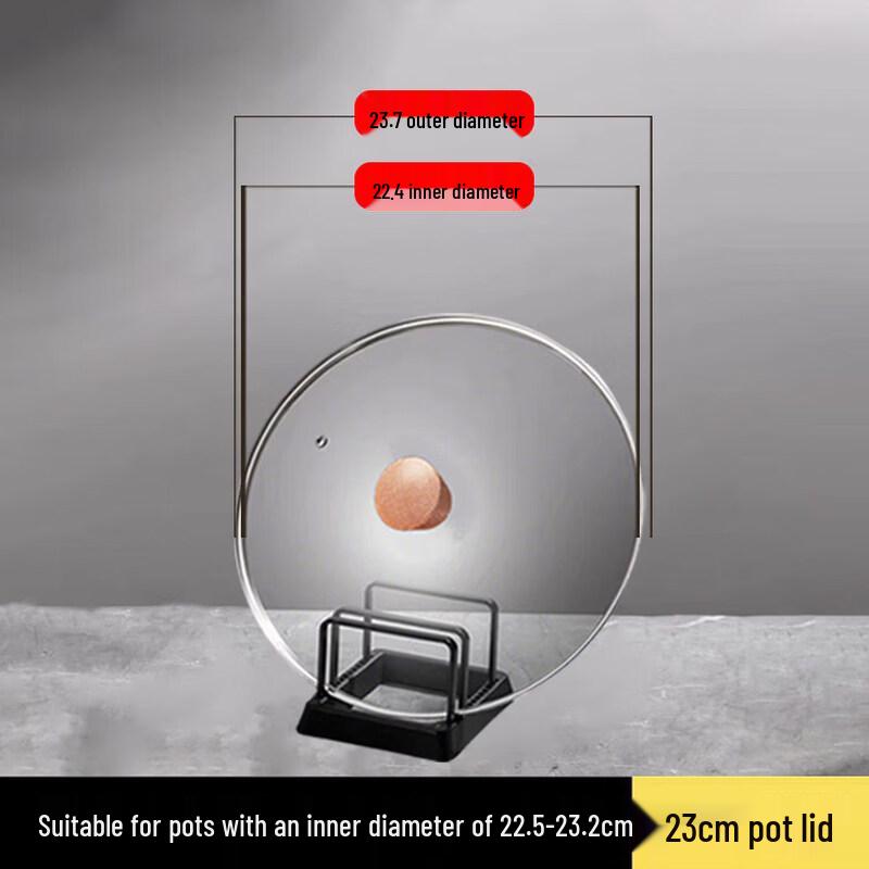 Universal Transparent Tempered Glass Pot Lid