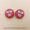 Cartoon Rainbow M&M's Resin Jewelry and Phone Case DIY Accessories