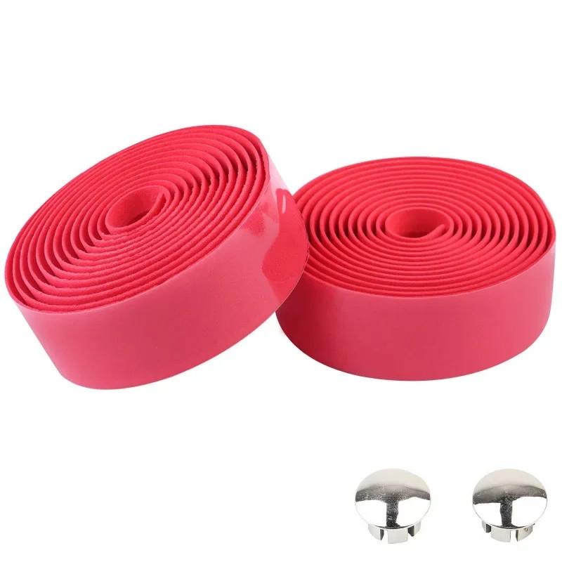 1 pereche de bandă de ghidon pentru bicicletă de drum, respirabilă, anti-alunecare, bandă pentru bicicletă cu burete, camuflaj, absorbant șoc, mâner, accesorii MTB