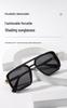 2026 Retro Double Bridge Square Pilot Sunglasses - European & American Fashion Street Style