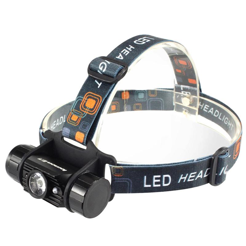 Rechargeable 5W LED 180° Dimming Gesture Sensing Switch Headlamp Headlight Camping Flashlight with Adjustable Headband