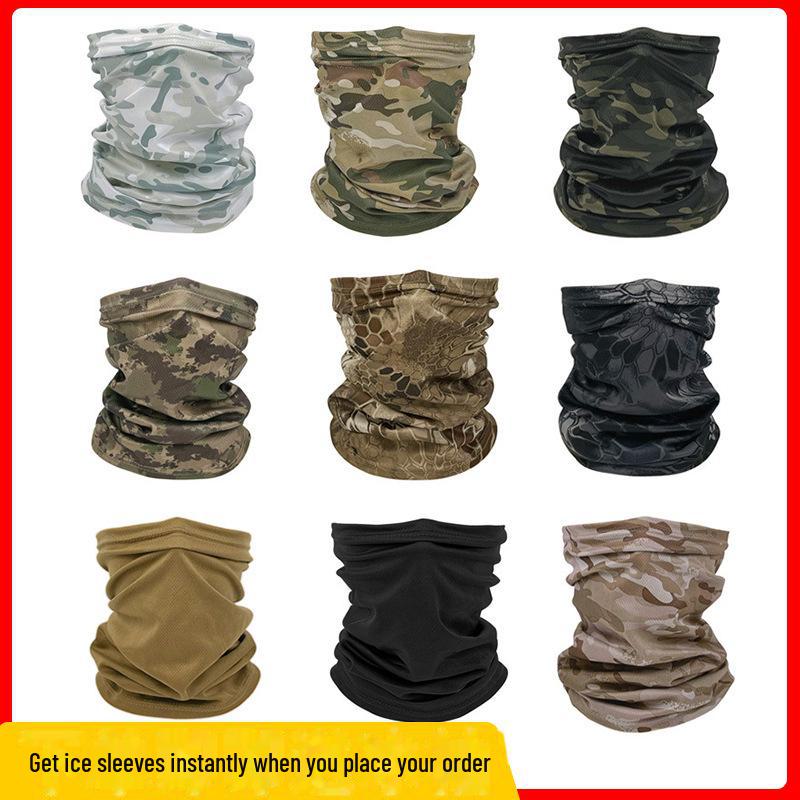 

Ice Silk Tactical Neck Cover - Men s Summer Sun Protection for Cycling, Fishing, and Hiking Large