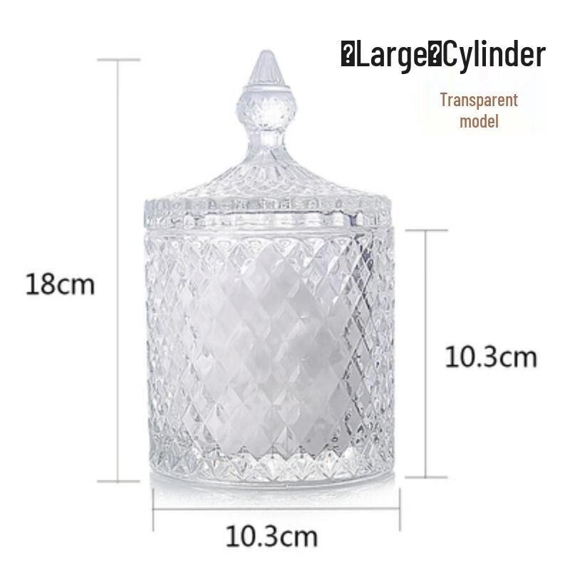 QianXing Crystal Glass Candy & Dried Fruit Jars - Set of 5