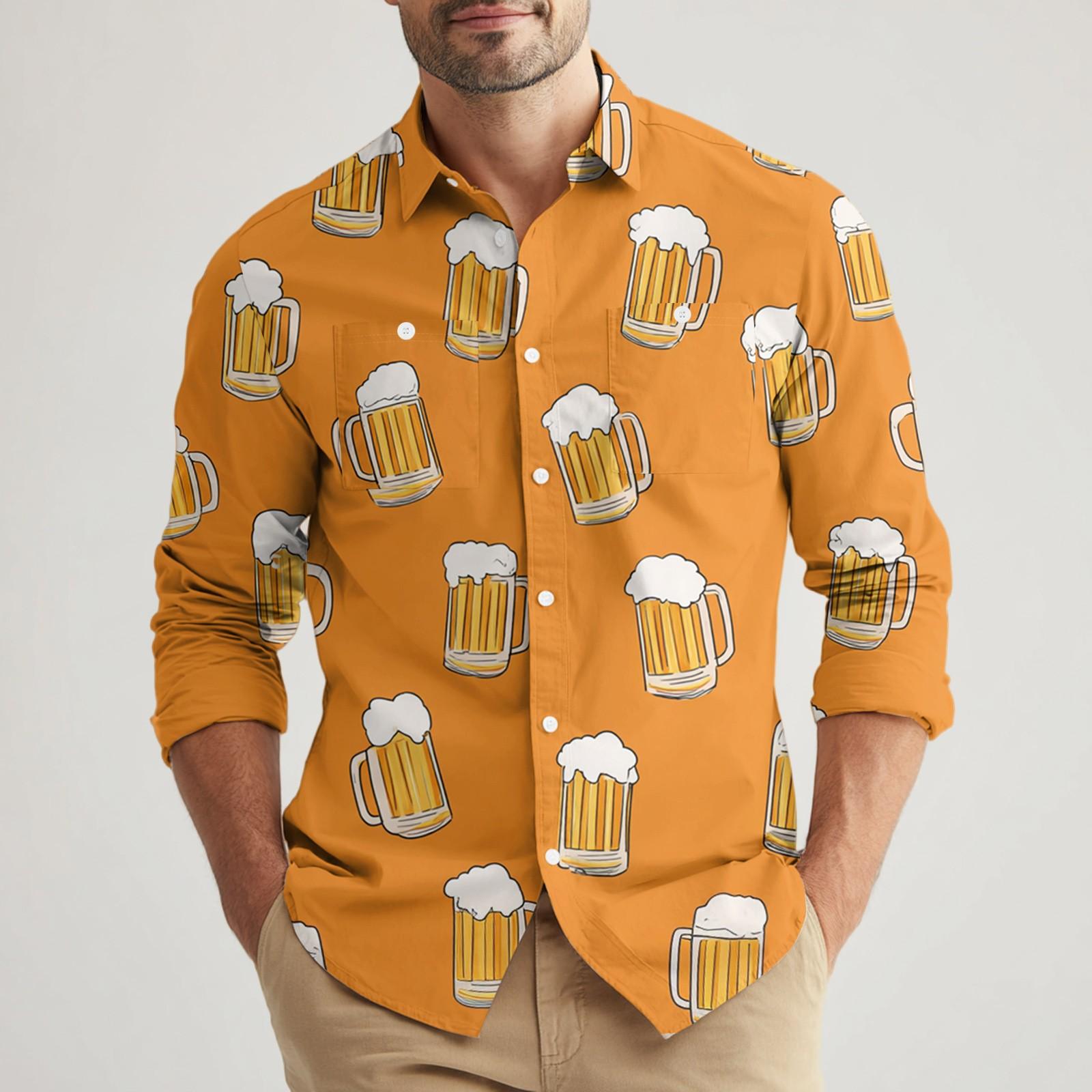 

Мужская свободная классическая рубашка с лацканами и несколькими карманами, промышленная рабочая рубашка-топ XL