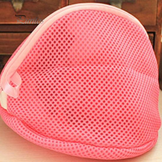 Trwała składana torba do prania w kształcie trójkąta bielizna ochrona biustonosza torba na pranie