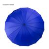 Ombrello Automatico Rinforzato Antitempesta Extra Large, 24 Stecche, Manico Lungo Dritto per Uomo, Ombrello Grande con Manico Dritto Doppio Spessore