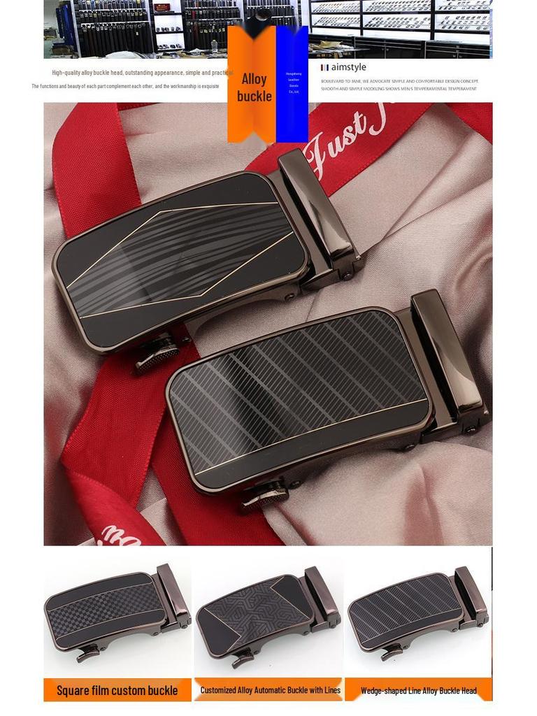 Hong Sheng 3.5CM Men's Casual & Business Automatic Belt Buckle