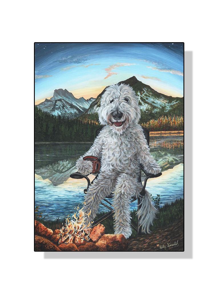 Rozmarná zvířata Campadoodle Mýval Bandita Plakát Obraz na plátně Abstraktní obraz na zeď do obývacího pokoje Domácí dekorace