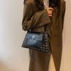 Hot Sale Retro Underarm Bag Women's Niche Fashion One Shoulder Crossbody Women's Bag Chain Rivet Bag Underarm Bag