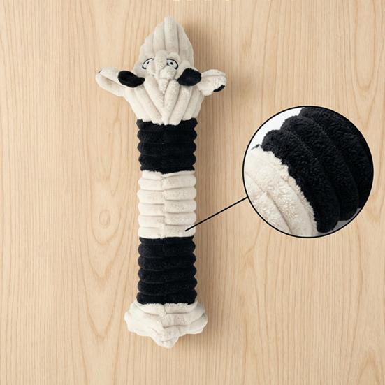 Plush Animal Dog Toy Squeaky Stuffed Long Animal Dogs Chew Toy for Puppy Teething Tug-of-War Interactive Play