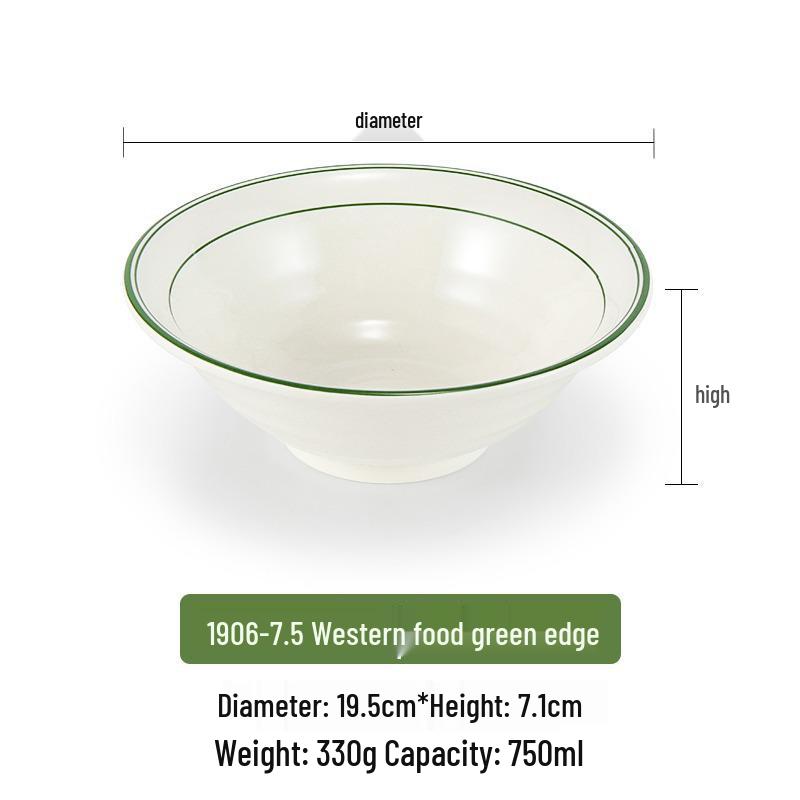 Pink Melamine Ramen Bowl - Creative Conical Hat Design, Imitation Porcelain, Large for Beef Noodle Soup and Mala Tang.