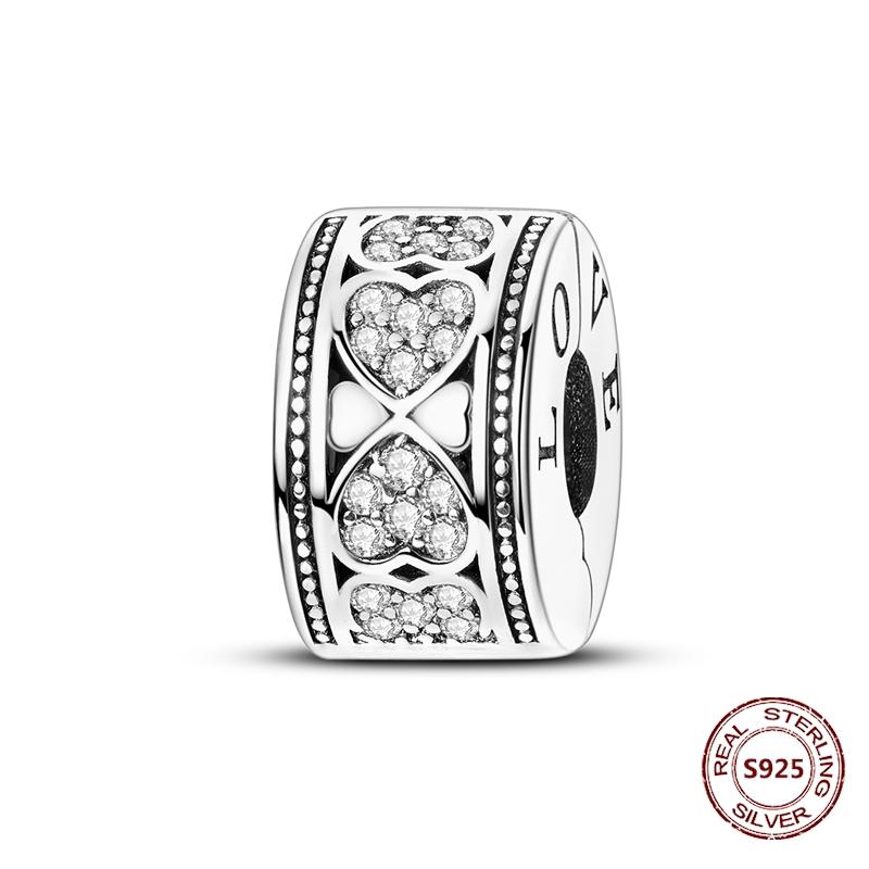 Copper Buckle Copper Charm Blue Star Moon Bead Butterfly Suitable For Original Bracelet Zircon Fine Diy Jewelry