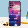 Synthwave 80s Retro Car Case For Oppo A76 A96 A16 A17 A57 A60 A40 A80 A18 A38 A58 A78 A98 A15 A54 A74 A94 A6 A5 Pro