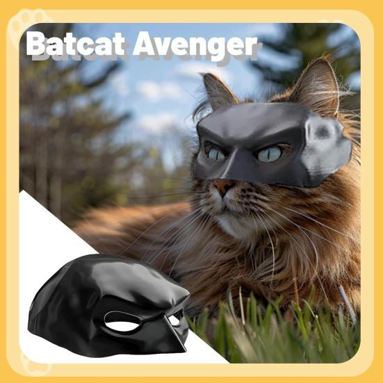 

Yousheng Cat Bat Cosplay Set Cat Bat Avenger Cosplay Hat And Wing Set Pet Halloween Party Face Cushion Dress-up Costume Accessory for Cats 9cm B