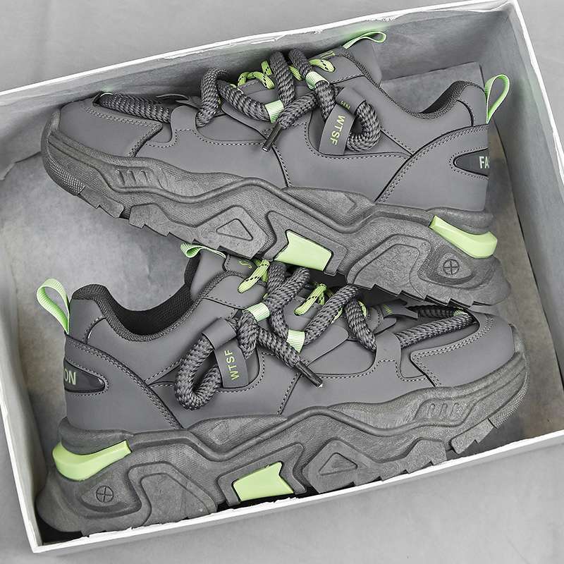 Xiaobai men's shoes summer 2025 new trend versatile sports and leisure shoes men's height increase running dad shoes men's