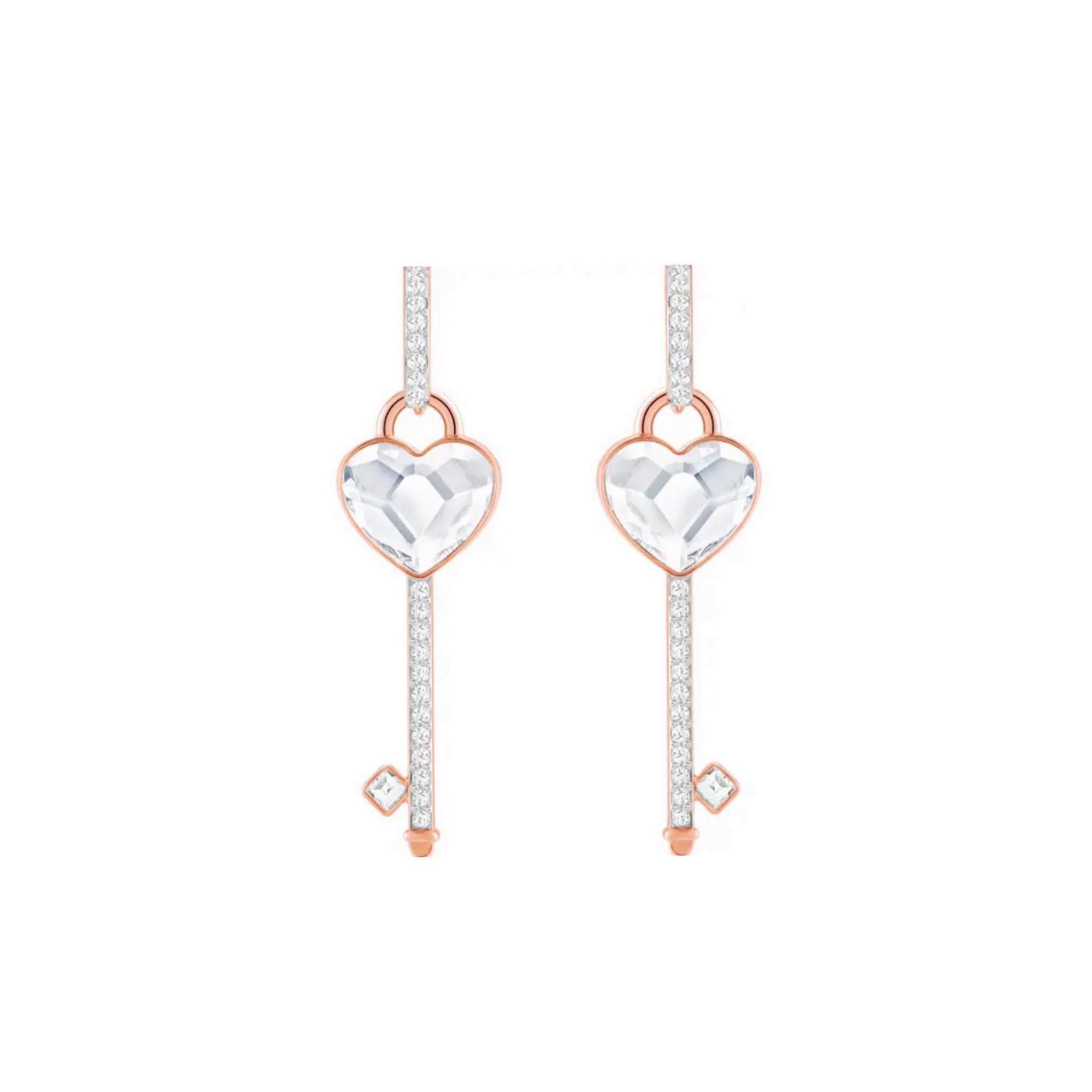 Swarovski Melt Your Heart Earrings Womens Silver F